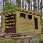 abri de jardin abri français bois traité autoclave