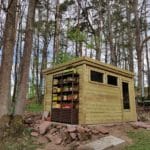 montage abri de jardin abri français bois traité autoclave