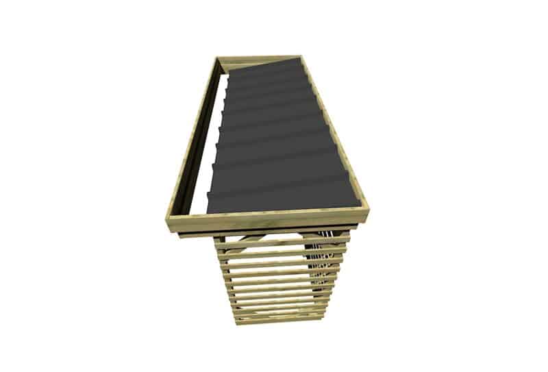 ABRI Bûches traité Autoclave
