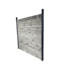Kit Clôture Bois Massif | Pin Sylvestre Traité Autoclave Gris 