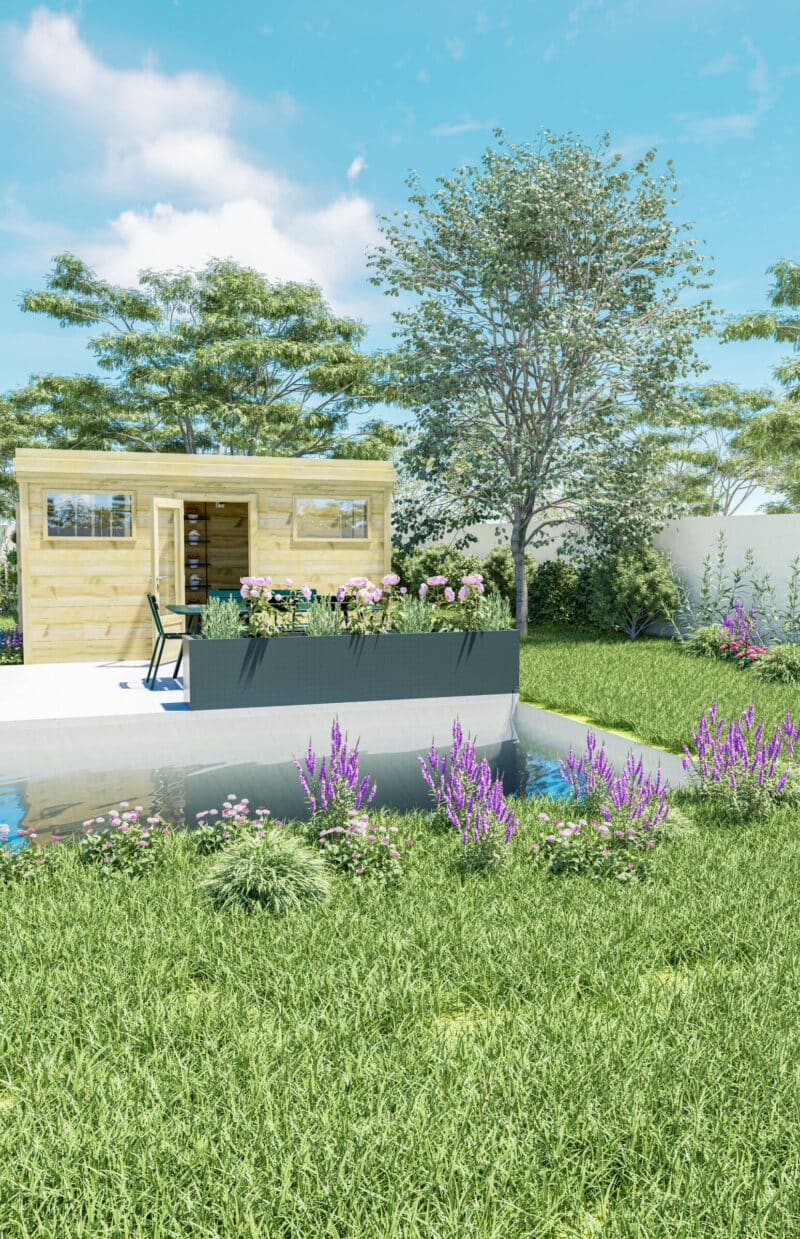 Configurez le votre Téléchargez la notice de montage Positionnez ce modèle en réalité augmentée dans votre jardin. Flashez ce QR-code ou restez appuyé si vous êtes déjà sur mobile