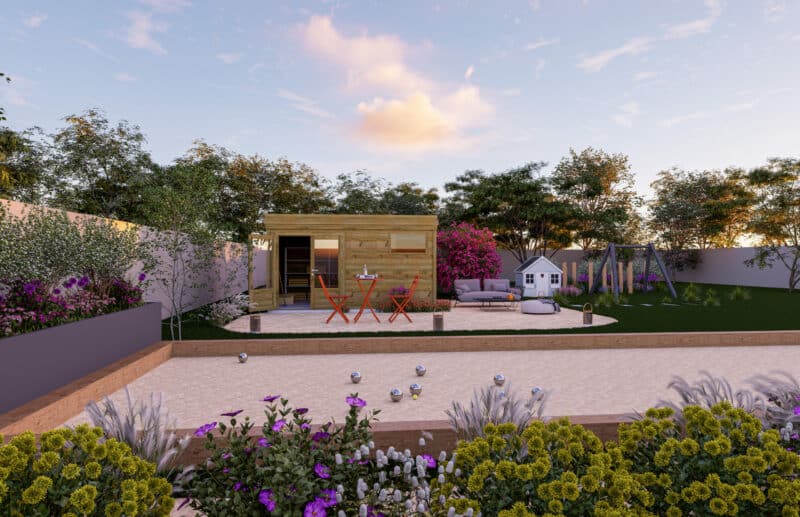 Configurez le votre Téléchargez la notice de montage Positionnez ce modèle en réalité augmentée dans votre jardin. Flashez ce QR-code ou restez appuyé si vous êtes déjà sur mobile
