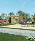 Configurez le votre Téléchargez la notice de montage Positionnez ce modèle en réalité augmentée dans votre jardin. Flashez ce QR-code ou restez appuyé si vous êtes déjà sur mobile