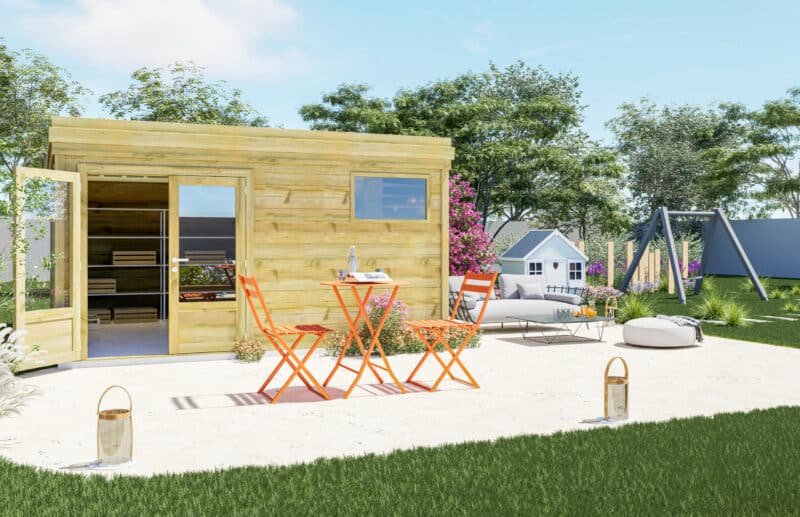 Configurez le votre Téléchargez la notice de montage Positionnez ce modèle en réalité augmentée dans votre jardin. Flashez ce QR-code ou restez appuyé si vous êtes déjà sur mobile