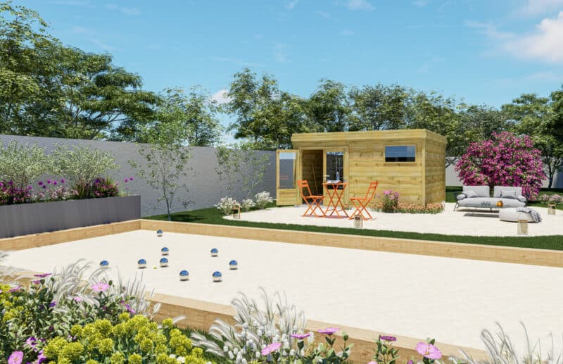 Configurez le votre Téléchargez la notice de montage Positionnez ce modèle en réalité augmentée dans votre jardin. Flashez ce QR-code ou restez appuyé si vous êtes déjà sur mobile