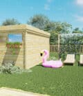 Configurez le votre Téléchargez la notice de montage Positionnez ce modèle en réalité augmentée dans votre jardin. Flashez ce QR-code ou restez appuyé si vous êtes déjà sur mobile