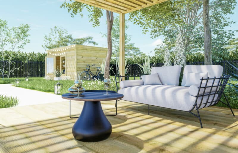 Configurez le votre Téléchargez la notice de montage Positionnez ce modèle en réalité augmentée dans votre jardin. Flashez ce QR-code ou restez appuyé si vous êtes déjà sur mobile