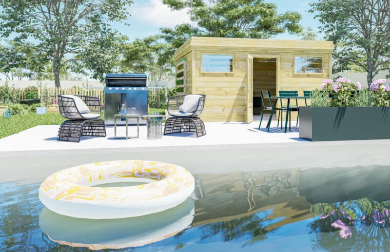 Configurez le votre Téléchargez la notice de montage Positionnez ce modèle en réalité augmentée dans votre jardin. Flashez ce QR-code ou restez appuyé si vous êtes déjà sur mobile