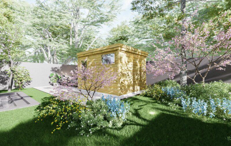 Configurez le votre Téléchargez la notice de montage Positionnez ce modèle en réalité augmentée dans votre jardin. Flashez ce QR-code ou restez appuyé si vous êtes déjà sur mobile