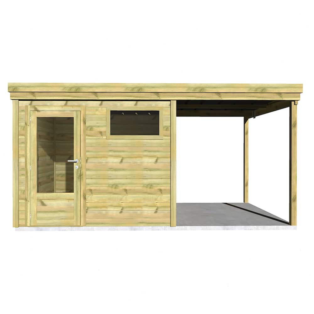 ABRI DE JARDIN CONTEMPORAIN 13,9m2/4,76×2,91m | Surface Int : 6,3m2 | 2 369,90€