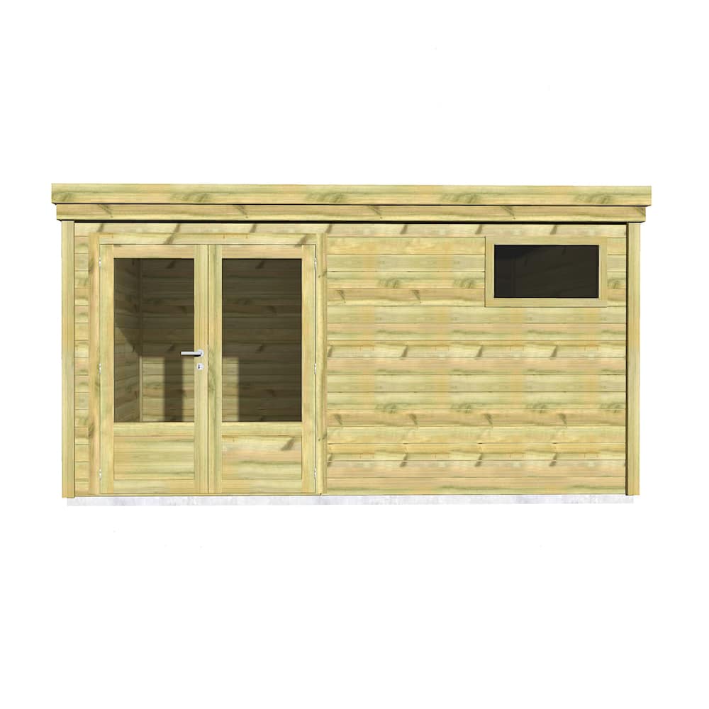 SALLE DE DOUCHE EXTERIEUR 13m2 | 4,46×2,91m | Livraison gratuite | 2 659,90€