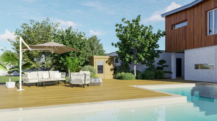 Idées d’aménagement pour créer un bureau à domicile dans mon abri de jardin