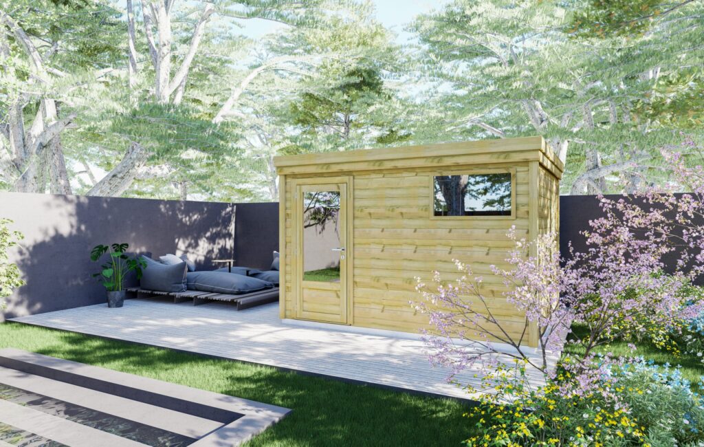 Le choix entre un toit plat et un toit en pente pour un abri de jardin en bois dépend de plusieurs facteurs importants. Voici un aperçu clair et concis des avantages de chaque option :