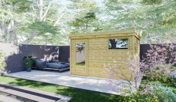 Dois-je installer des fenêtres dans mon abri de jardin en bois?
