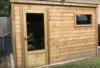 Cabanon de jardin reçu dans les délais, transporteur très professionnel.Très bon accompagnement des interlocuteurs d'Abri Français de la commande au montage du cabanon.Nous sommes très satisfaits de la qualité et du rendu finalQuelques conseils : prévoir 3 personnes pour le 1er jour, prévoir le montage au plus tard deux semaines après réception, (pour des raisons météo nous avons dû reporter le montage 5 semaines après réception) car quelques planches se sont déformées,Réglage de la porte un peu complexeRevoir la notice de montage qui n'est pas assez précise et expliciteJe recommande ce fournisseur sans hésitation!
