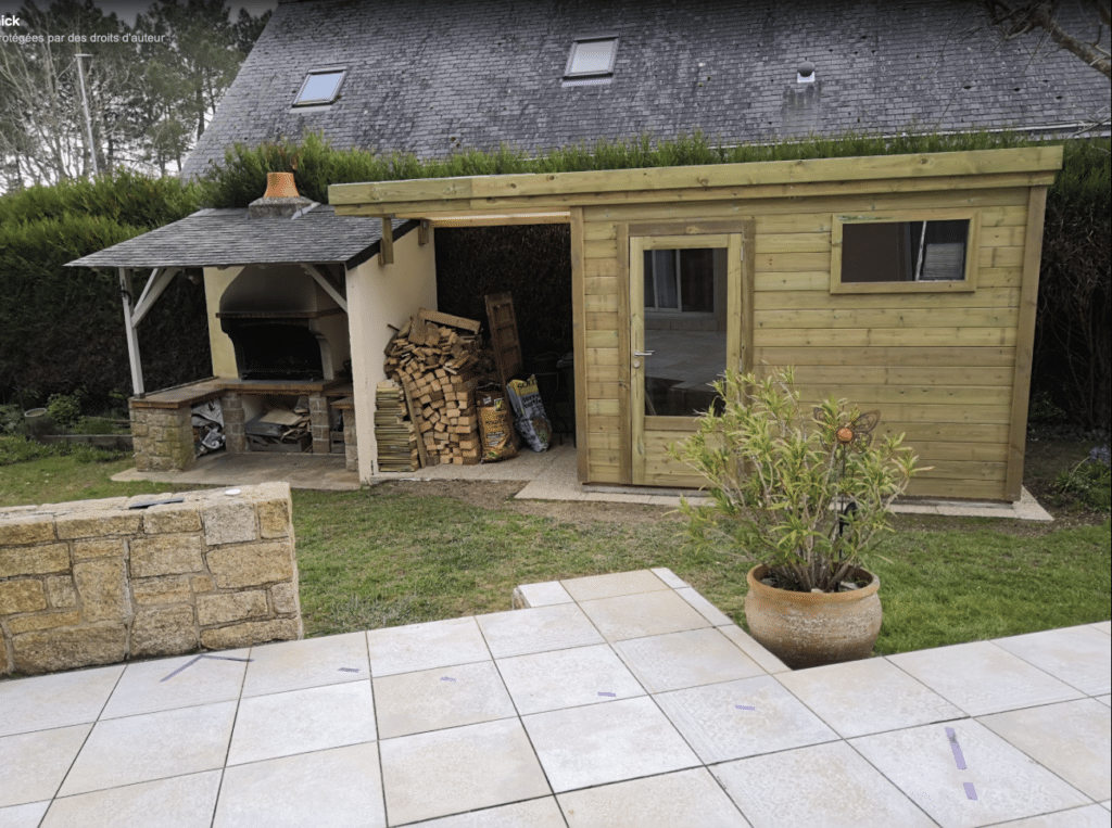 abri de jardin en bois - avis client