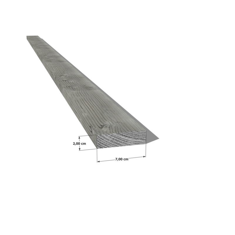 👉 Optez pour un bardage moderne et durable avec notre latte en pin sylvestre 20x70 mm autoclave gris classe 3 ! 💪