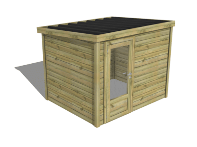 Essentiel - Porte simple vitrée - 2.64 m, 2.14 m