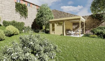 Abri de jardin avec auvent : le choix idéal pour vos repas en plein air