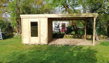 5 idées pour aménager un coin détente sous un abri de jardin Abri Français et profiter des soirées d’été