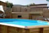Abri de jardin près de la piscine, Abri piscine