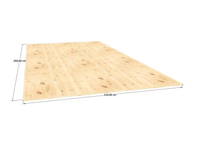 Panneau 3 plis en épicéa – Dimensions 1250x2500 mm – Épaisseur 12 mm