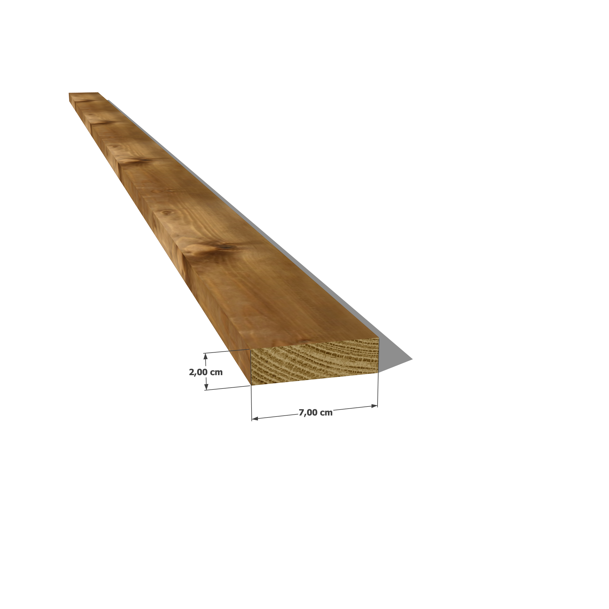 👉 Optez pour un bardage esthétique et durable avec notre latte en pin sylvestre 20x70 mm autoclave brun classe 3 ! 💪