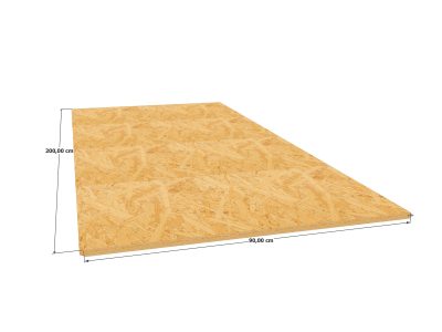 Panneau OSB 3 rainuré-languette – Dimensions 900x2000 mm – Épaisseur 18 mm